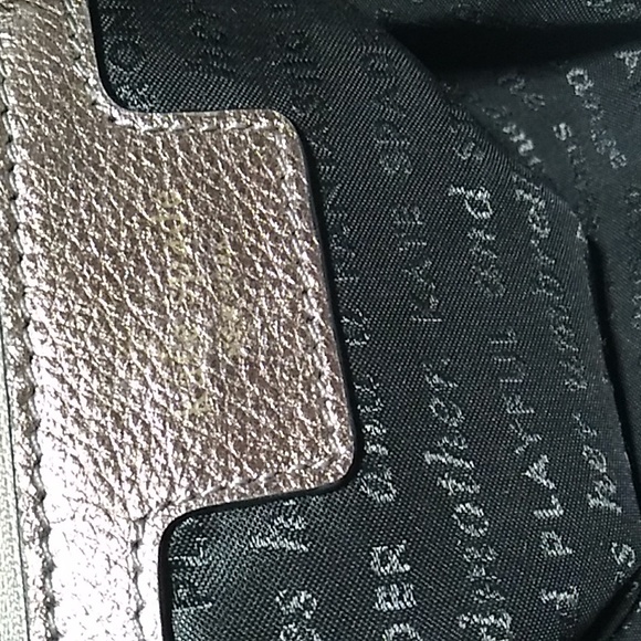 SALE! Kate Spade Oxidized Silver Metallic Tassels Crossbody & Matching Wallet - Picture 10 of 16